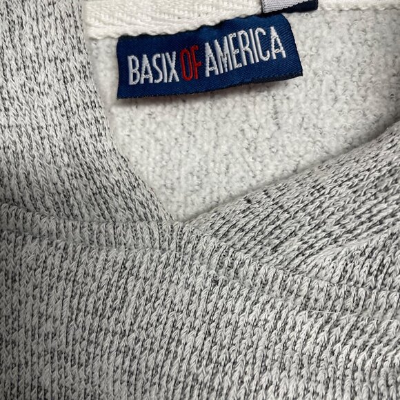 BASIX OF AMERICA SWEATSHIRT HOODIE HEATHERED FLEECE PANAMA CITY BEACH SIZE M - Picture 5 of 10